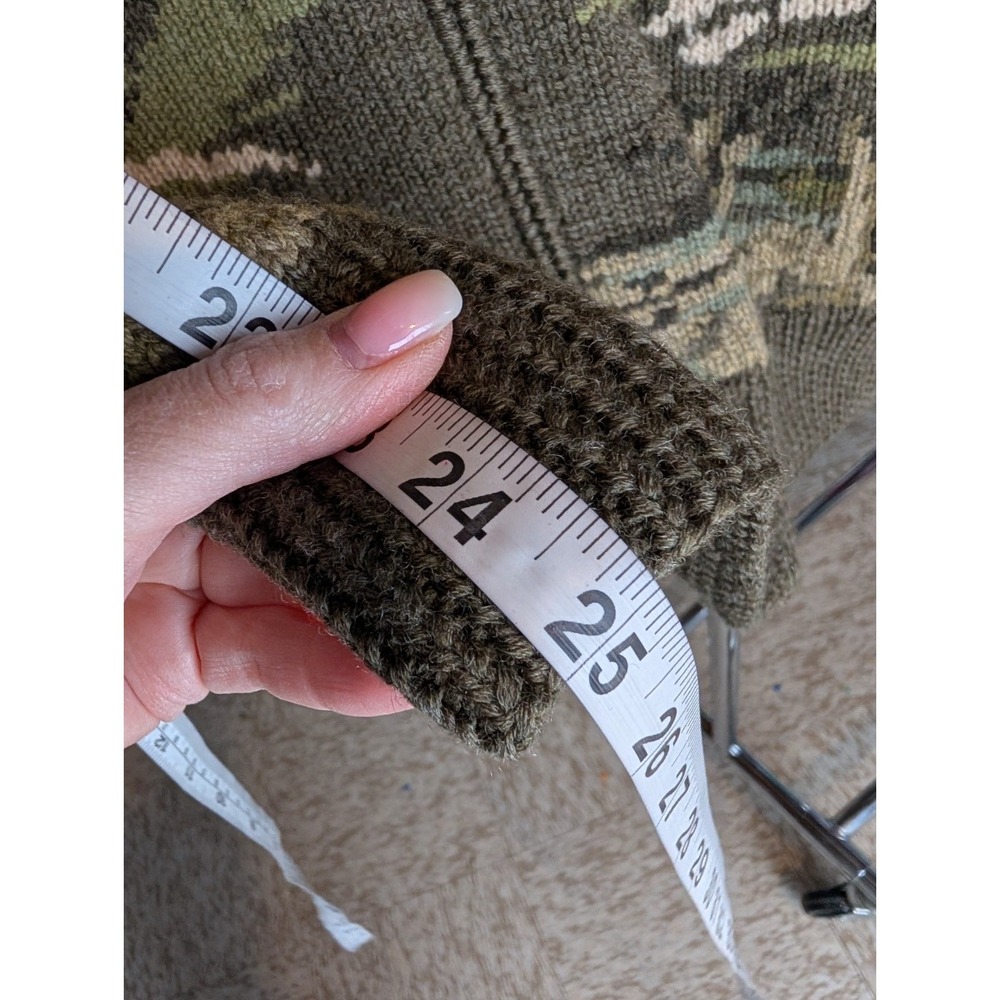 VTG‎ Ralph Lauren Hand Knit Wool Hunting Dog Zip Hooded Sweater SP Heritage Prep - Picture 13 of 15